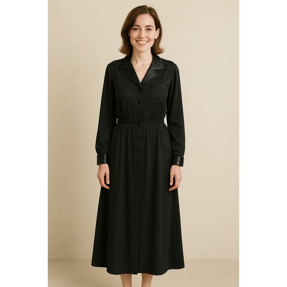 Myles Studio For the Warrens Dresses & Skirts - Rare Vintage Myles Studio For The Warrens Classic Elegant Black Dress-Size 14